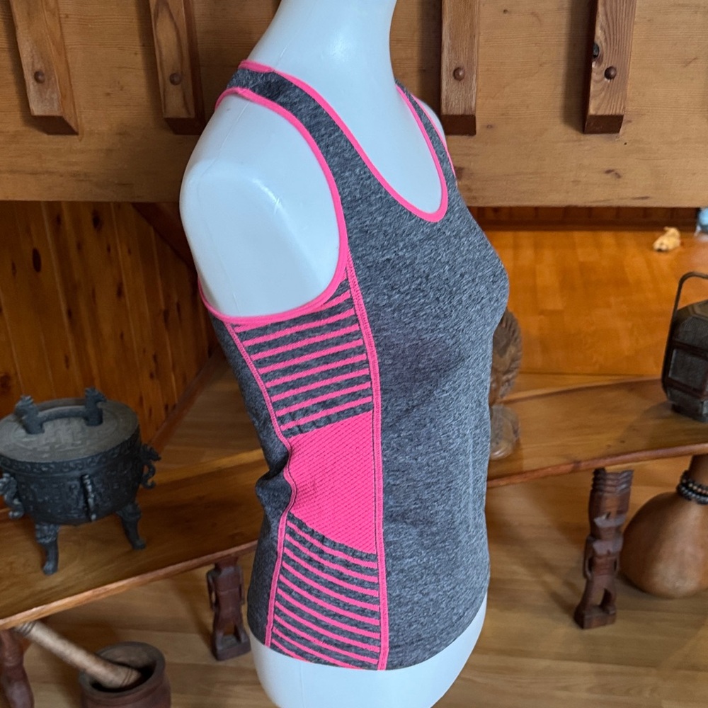 New Mix one size Gray and Pink Tank Top